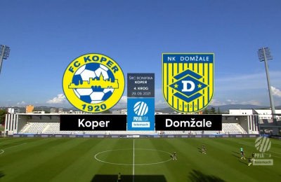 PLT, 4. krog (zaostala tekma): Koper - Domžale 4:2