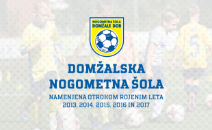 Nogometna šola Domžale Dob vpisuje nove člane!