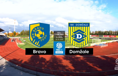 PLT, 14. krog: Bravo - Domžale 0:1