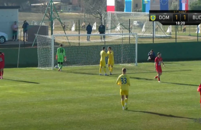 Vrhunci (Umag): Domžale - Budafoki 2:2
