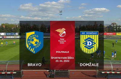 Pokal Union, polfinale: Bravo - Domžale 3:2
