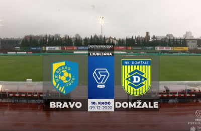 PLTS, 10. kolo, zaostala tekma, Bravo - Domžale 1:0