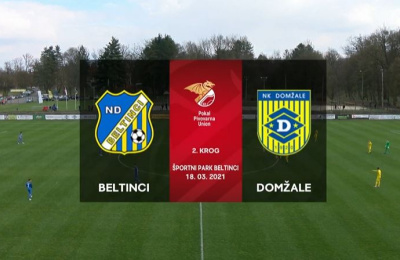 Pokal Union, osmina finala: Beltinci - Domžale 0:3
