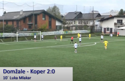 U17: Domžale 6-1 Koper