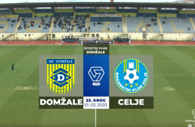 PLTS, 23. kolo: Domžale - Celje 1:1