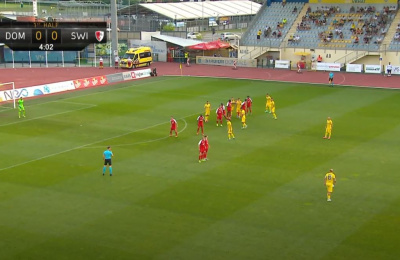 UECL, 1. krog, Prva tekma: Domžale - Swift Hesper 1:0