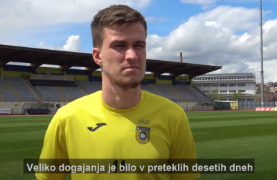 Mattias Kait pred gostujočo tekmo z NK Tabor Sežana
