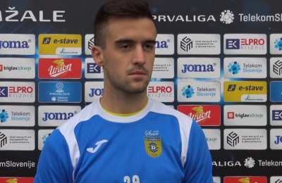 Arnel Jakupović pred tekmo z Aluminijem