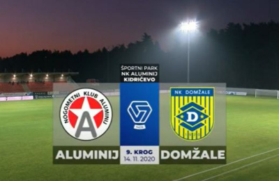 PLTS, 9. kolo, zaostala tekma: Aluminij - Domžale 1:2
