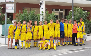 Selekcija U14 nastopila na turnirju v Italiji