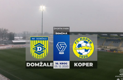 PLTS, 16. kolo: Domžale - Koper 1:1