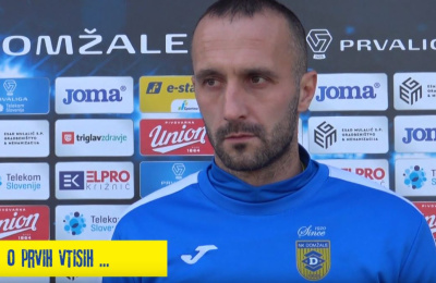 Predrag Sikimić ob prihodu v Domžale