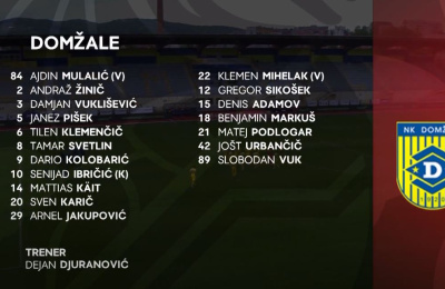 Pokal Union, polfinale: Domžale - Olimpija 0:1