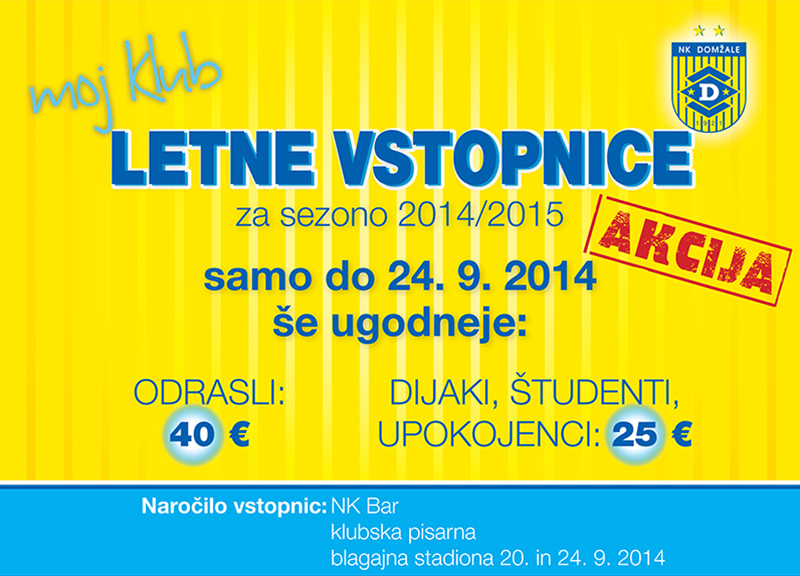 Letne vstopnice